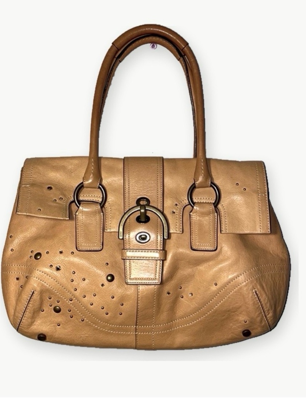 Collector Coach leather bag soft classic limited edition with Swarovski Crystals